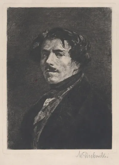 Portrait Of Eugene Delacroix