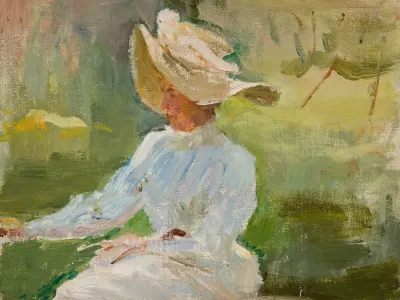 Portrait Of Eugenia Alexandra Rubtsov Mother Of The Painter Rubtsov