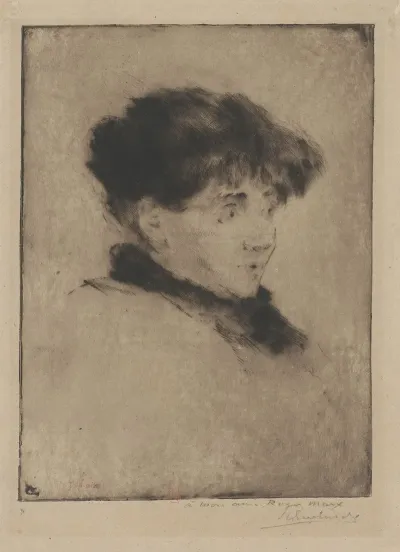 Portrait Of Eva Gonzales