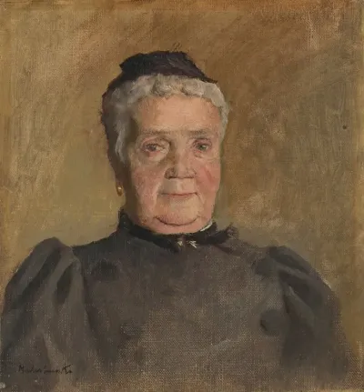 Portrait Of Evelin Czobel