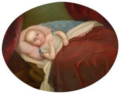 Portrait Of Ewell Marschall The Artists Son