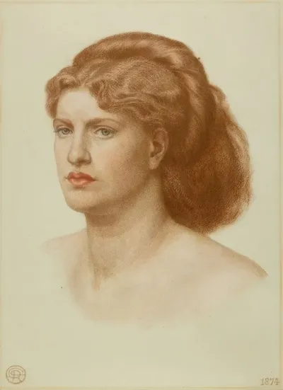 Portrait Of Fanny Cornforth Head And Shoulders