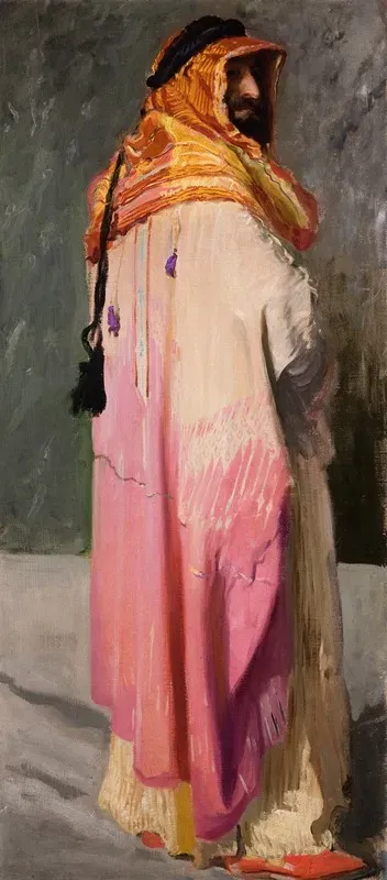 Portrait Of Feliks Jasienski Dressed As A Bedouin