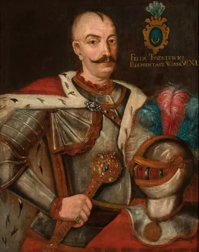 Portrait Of Felix Tyszkiewicz Leliwa Coat Of Arms Regimentarius Deputy Hetman Of The Grand Duchy Of Lithuania