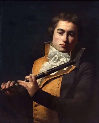 Portrait Of Flutist Francois Devienne