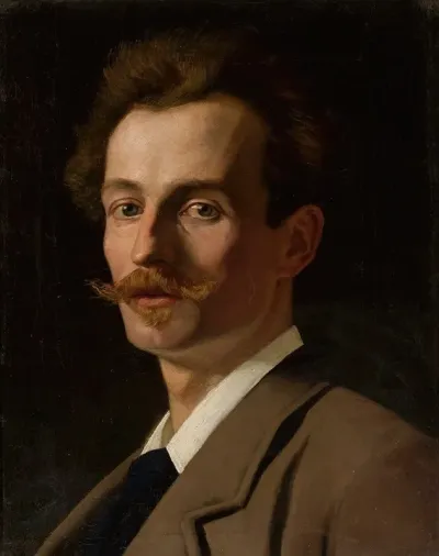 Portrait Of Franciszek Krudowski Painter
