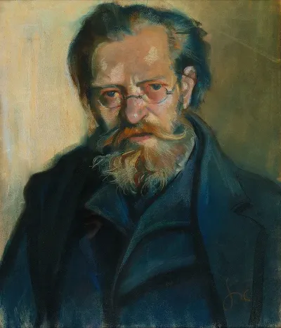 Portrait Of Franciszek Wyspianski The Artists Father