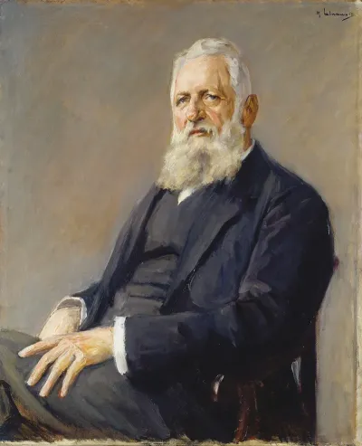 Portrait Of Franz Adickes Mayor Of Frankfurt