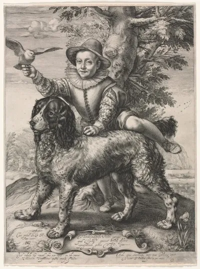 Portrait Of Frederick De Vries And His Dog