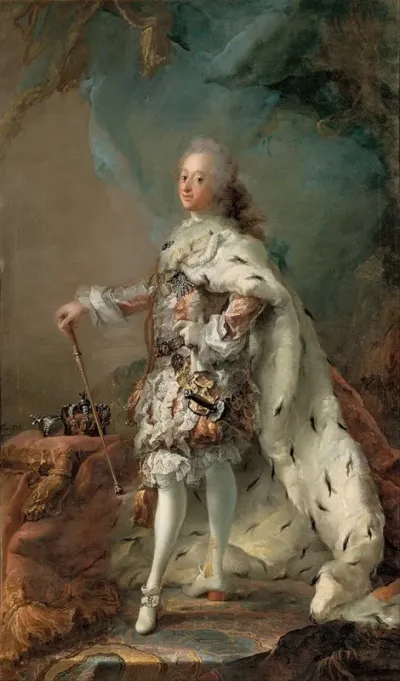 Portrait Of Frederik V In Anointment Robe