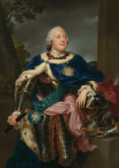 Portrait Of Friedrich Christian Prince Of Saxony 1722 1763
