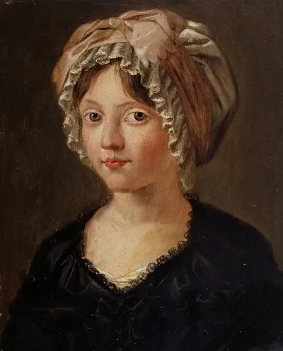 Portrait Of Gabrielle Spruyt The Artists Daughter