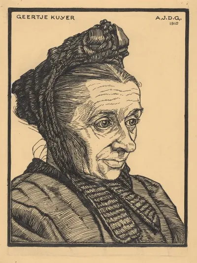 Portrait Of Geertje Kuyer Laren