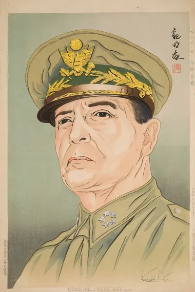 Portrait Of General Douglas Macarthur