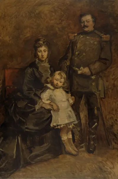 Portrait Of General Nijpels And His Family