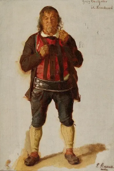 Portrait Of Georg Lanthaler St Leonhard