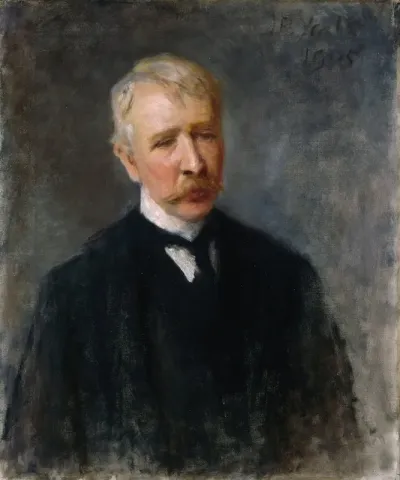 Portrait Of George Moore 1852 1933 Novelist