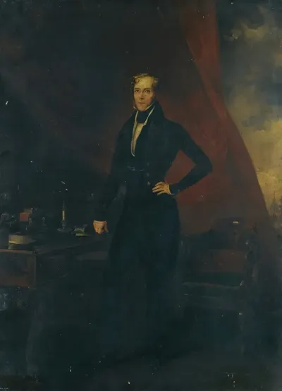Portrait Of George William Frederick Villiers 4th Earl Of Clarendon 1800 1870