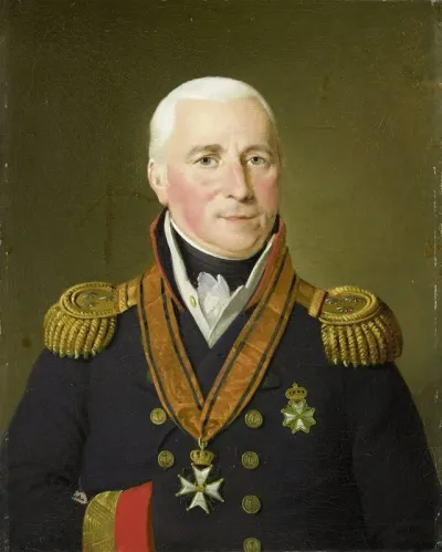 Portrait Of Gerrit Verdooren 1757 1824 Vice Admiral