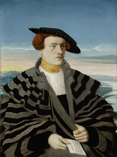 Portrait Of Gilbrecht Von Holzhausen 1514 1550