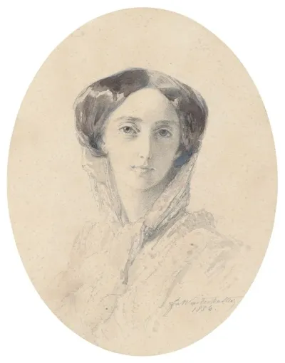 Portrait Of Grand Duchess Olga Nikolaevna Later Queen Consort Of Wurttemberg