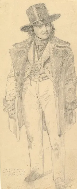 Portrait Of H Gluckmann Of Poland