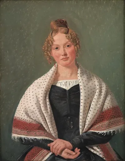 Portrait Of Hanne Wanscher Nee Wegener