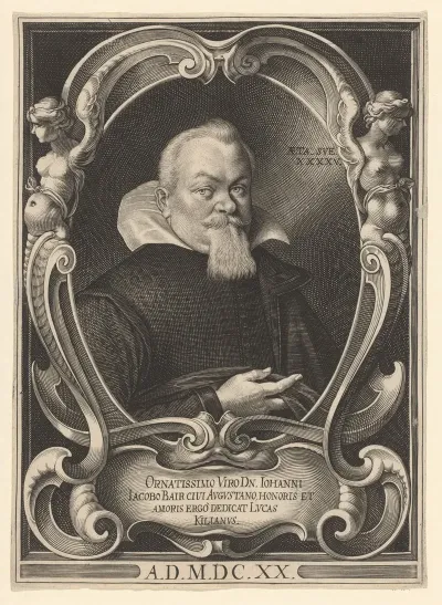 Portrait Of Hans Jacob Bair At The Age Of 45