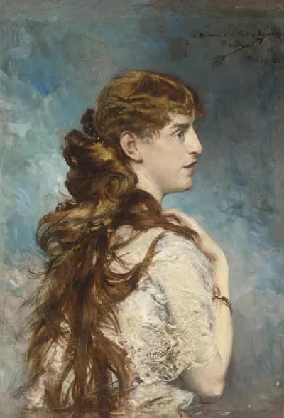 Portrait Of Harriet Valentine Crocker Alexander