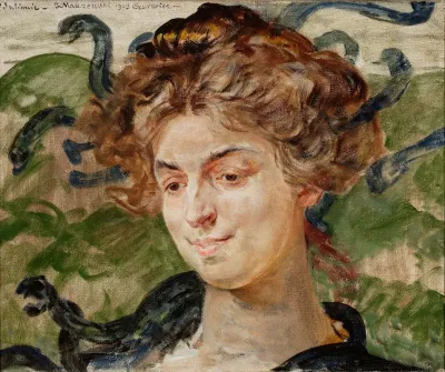 Portrait Of Helena Sulima Actress As Gorgon