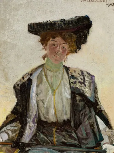 Portrait Of Helena Sulima Actress