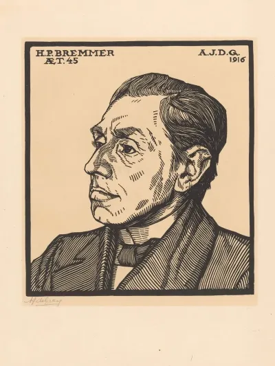 Portrait Of Hendricus Petrus Bremmer