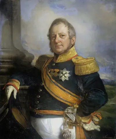 Portrait Of Hendrik Merkus Baron De Kock Army Commandant And After 1826 Lieutenant Governor General Of The Dutch East Indies
