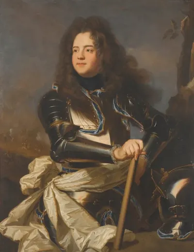 Portrait Of Henri Louis De La Tour Dauvergne 1679 1753 Comte Devreux Marechal Of France