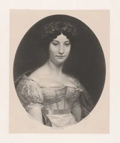 Portrait Of Henriette Marguerite Madeleine Jarre