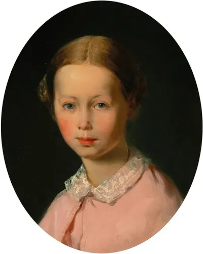 Portrait Of Henriette Theresia Ferdinande Franz Von Astrenberg Nee Fux 1844 1910