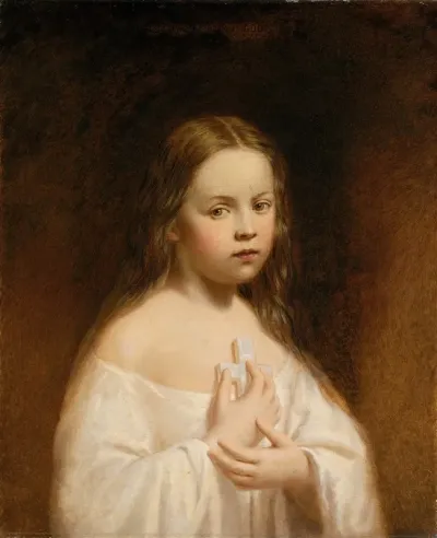 Portrait Of Hiram Powers Daughter
