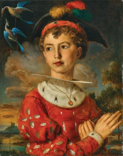 Portrait Of His Son Moritz As A Page Boy