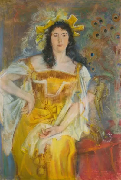 Portrait Of Honorata Leszczynska As Katherine In The Taming Of The Shrew