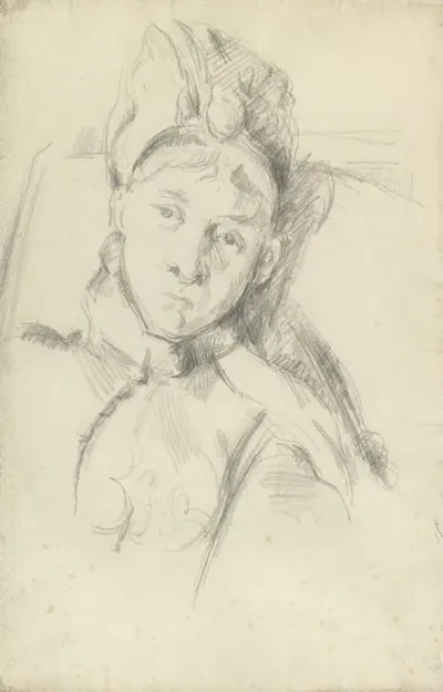 Portrait Of Hortense Cezanne Figuet The Artists Wife