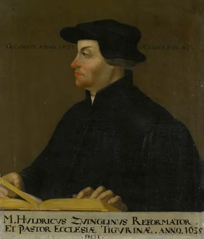 Portrait Of Huldrich Zwingli