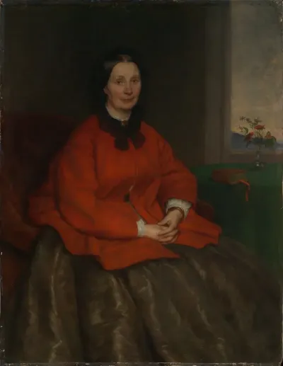 Portrait Of Ida Baroness Von Kettner Nee Baroness Von Fischer