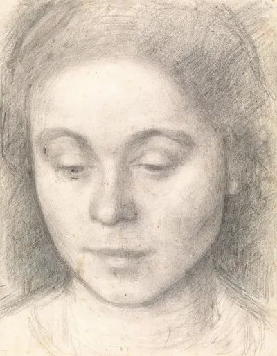 Portrait Of Ida The Artists Wife
