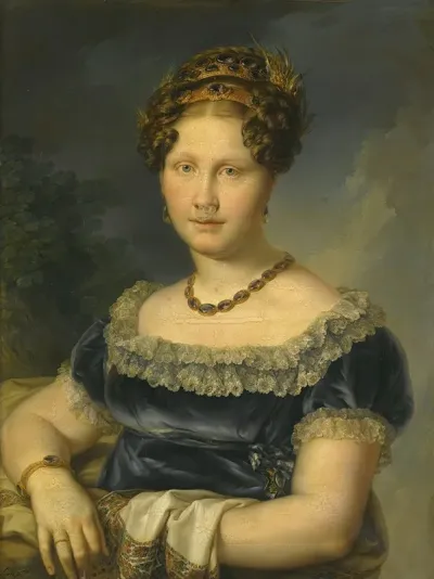 Portrait Of Infanta Luisa Carlota De Borbon Princess Of The Two Sicilies 1804 1844
