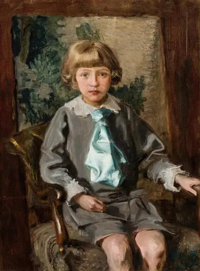 Portrait Of Iwo Lominski As A Child