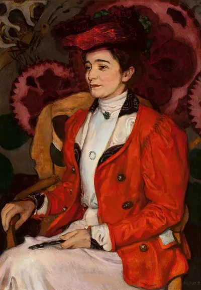 Portrait Of Iza Axentowicz Nee Gielgud