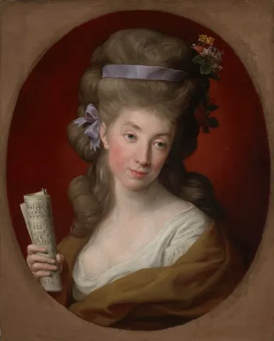 Portrait Of Izabela Nee Lubomirska Wife Of Ignacy Potocki 1755 1783