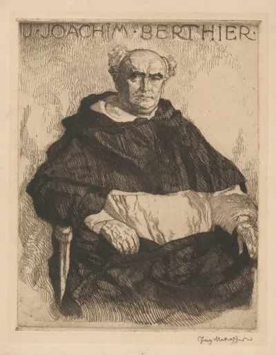 Portrait Of J Joachim Berthiers Father I