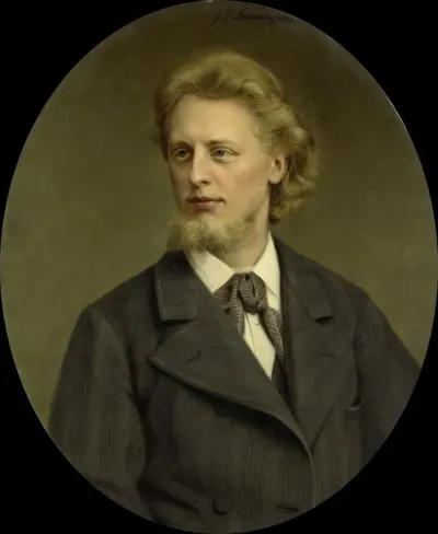 Portrait Of Jacques Fabrice Herman Perk 1859 1881