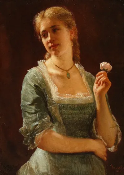 Portrait Of Jadwiga Strachocka Nee Szpet 1860 1933